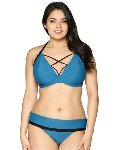 Curvy Kate Swim Rock The Pool Foldover Brief