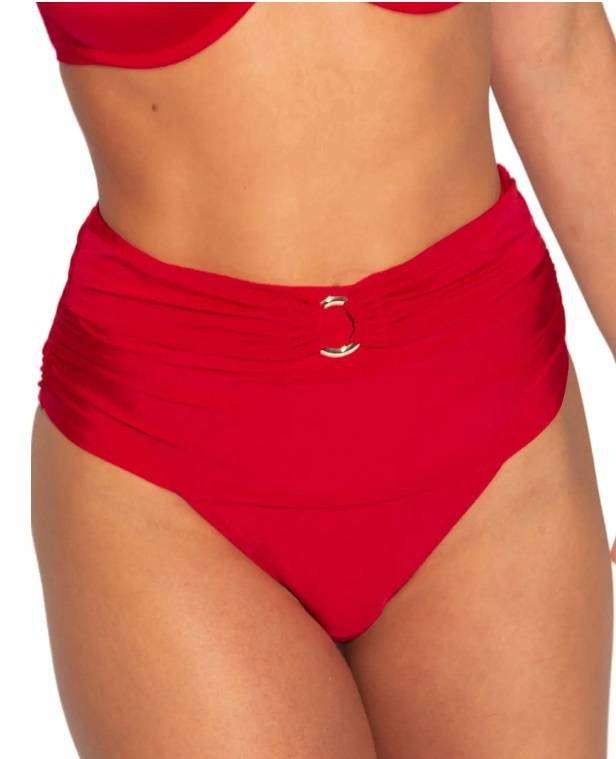 Pour Moi Pour Moi Samoa High Waist Control Brief - Red