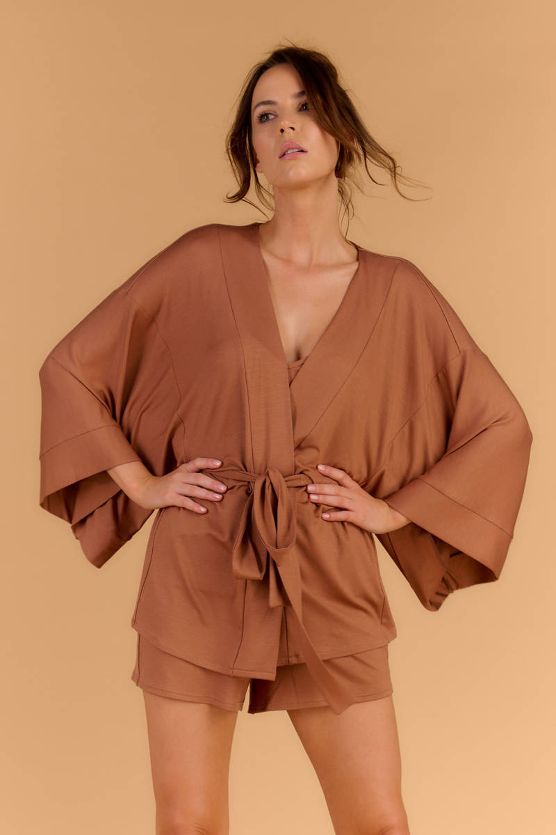 Endorfinella Kimono Stephanie camel