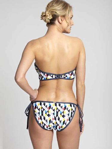 Panache Swim Jolee tie side pant harlequin