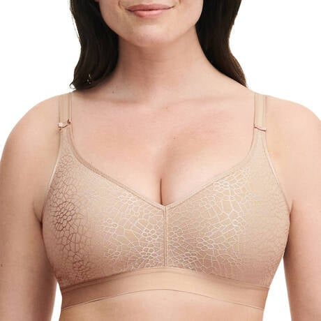 Chantelle Magnifique Full Bust Wirefree Bra - Nude Sand