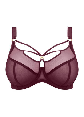 Elomi Sachi plunge bra - Cabernet